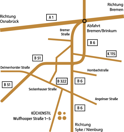 KÜCHENSTIL Anfahrt